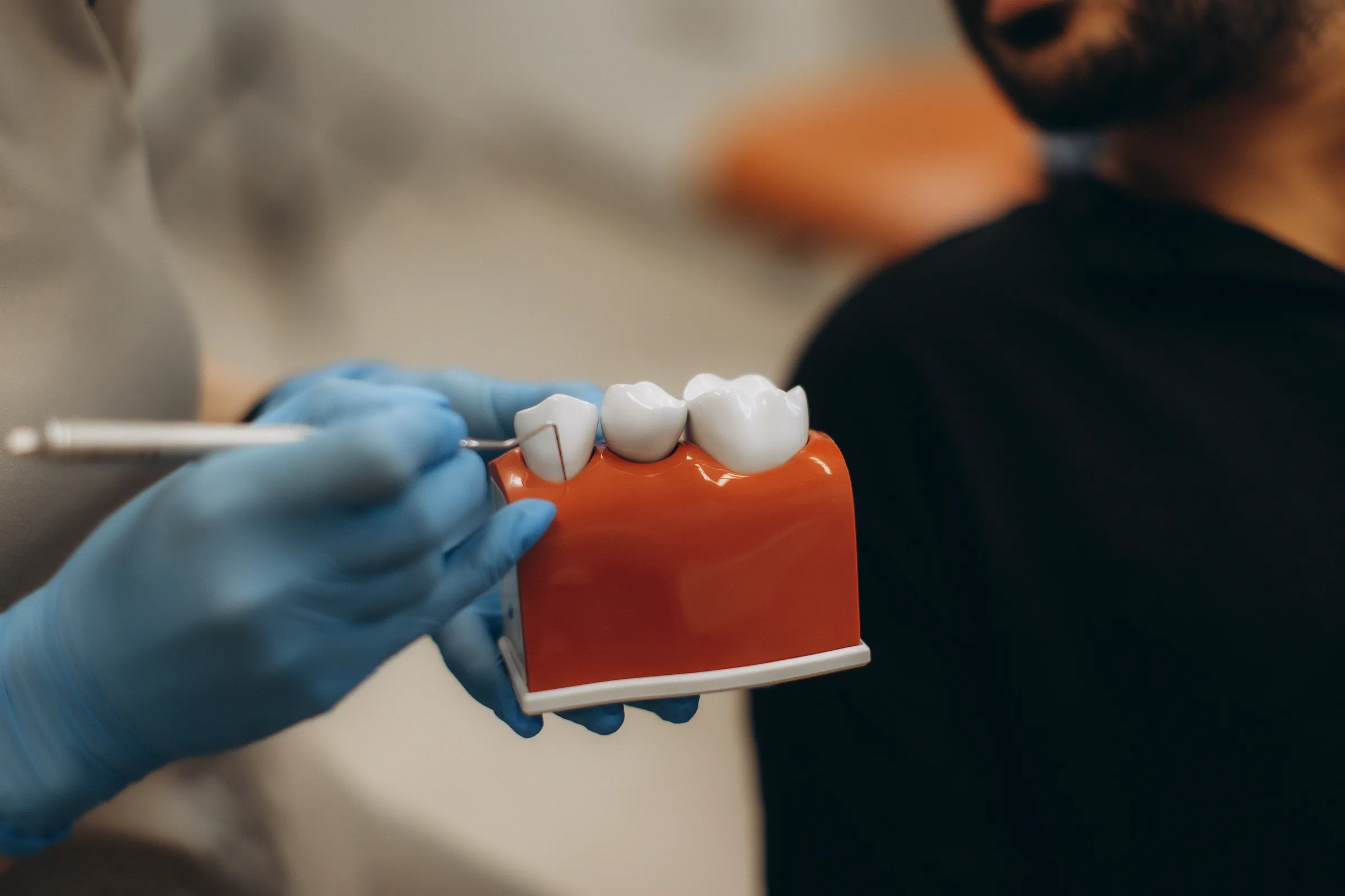 Caring for mini dental implants