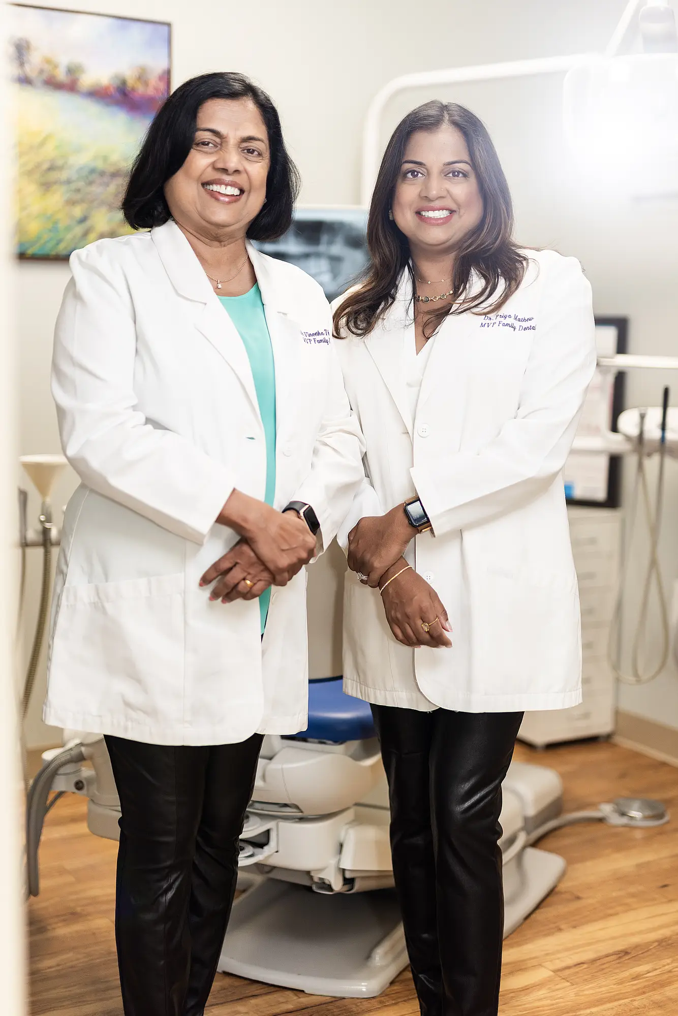 Adjusting fixed braces at MVP Family Dental